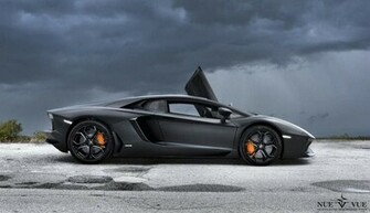 We Just Love Cars Lamborghini Aventador Matte Black Wallpaper