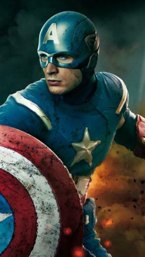 Captain America iPhone Wallpaper For 5c 5s