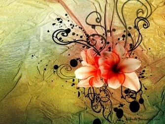 Flower Power Wallpaper Scale