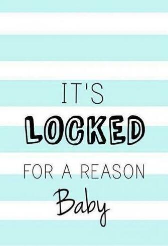 Cute Funny iPhone Locked Mint Pretty Wallpaper Image