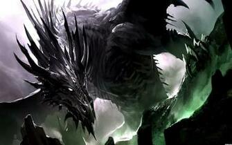 Ice Dragon Wallpaper HD Black Melden