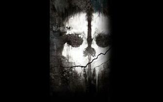 Of Duty Ghosts Ghost Dark Halloween Scary Skull Wallpaper Background