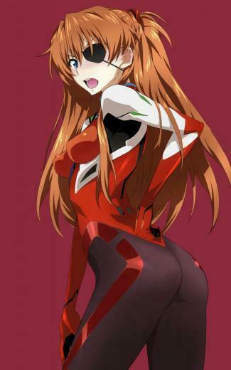 Bodysuits Asuka Langley Soryu Tsundere Simple Background Wallpaper