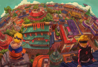 Hidden Leaf Village Wallpaper