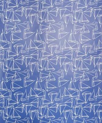 Set Sail Wallpaper Sheet Navy Beach Style By Kimberly