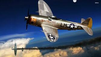 Republic P Thunderbolt Wallpaper Aircraft