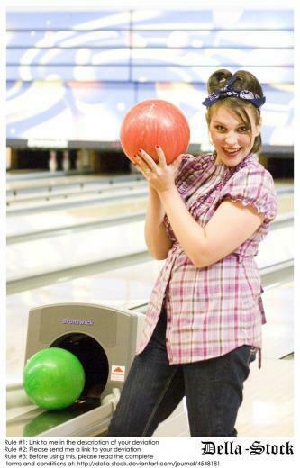 Rockabilly Girls Wallpaper Bowling Girl By
