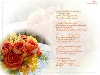 Poem Wallpaper I Love You Poetry