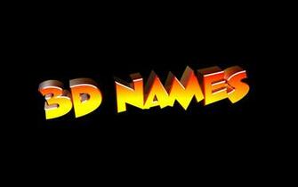 3d Name Wallpaper