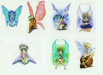 Anime Fairies And Pixies Drawings Wallpaper Dark