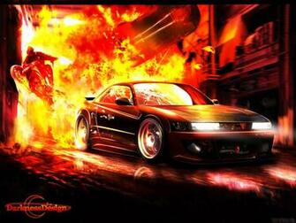 Cars Explosion Wallpaper