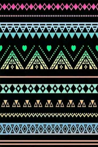 Black Neons Lacey Aztec Print Wallpaper Ok Where Else Have You Seen