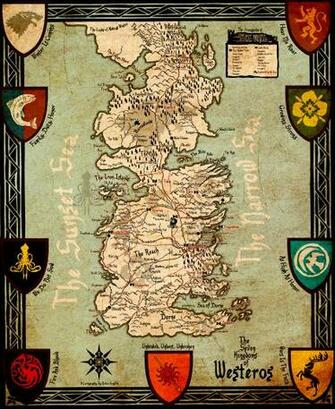 Of Westeros By Akadoom Fan Art Digital Drawings Movies Tv A Map
