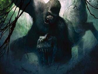 Desktop Battle King Kong Versus T Rex Wallpaper