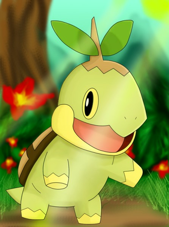 Turtwig Wallpaper HD Collab By No False