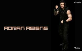 Image Of Roman Reigns Ready To Fight Desktop Wallpaper