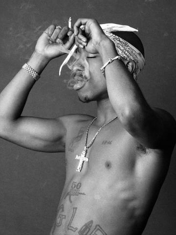 Amazon Tupac Shakur Smoking Rare Iconic Poster Authentic