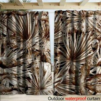 Amazon Warmfamily Indoor Outdoor Curtain Flamingo Pattern