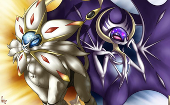 Solgaleo And Lunala HD Wallpaper Background Image