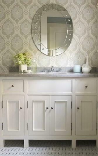 Kelsey M Design Wallpaper Wednesday Bathrooms