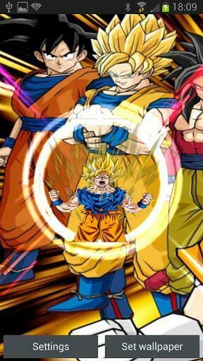 Bigger Dragon Ball Z Live Wallpaper For Android Screenshot