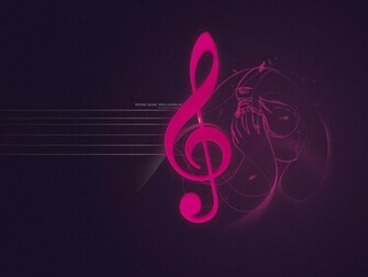 Pink Music Notes Wallpaper HD In Imageci