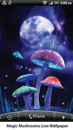 Magic Mushrooms Live Wallpaper Android Apps On Google Play