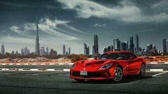 Dodge Viper Srt Auto Red Side