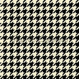 Black And Tan Colored Seamless Houndstooth Patt
