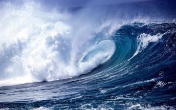 Ocean Waves Wallpaper Top Background