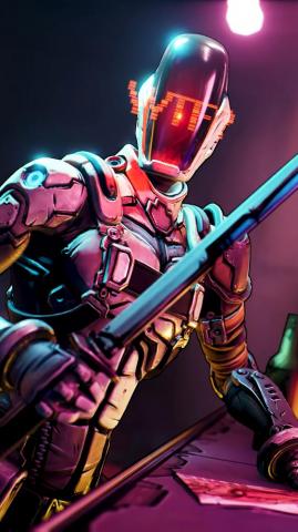 Zer0 Borderlands 4k Wallpaper