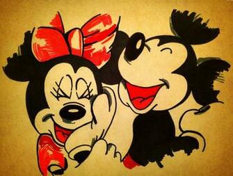Minnie And Mickey In Lovebest Cartoon Wallpaper Best
