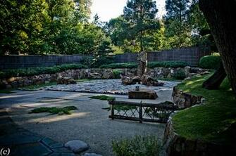 Japanese Garden Wallpaper Zen Rock Koi