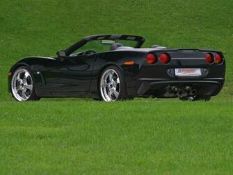 Black Corvette Wallpaper Stock Photos