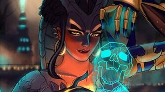 Dragon Symmetra 4k Ultra HD Wallpaper Background Image