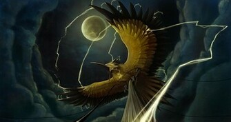 Electricity Digital Art Artwork Zapdos Legendary Pokemon Wallpaper