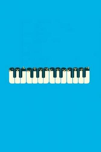 iPhone 4s HD Funny Penguins Piano Wallpaper Background