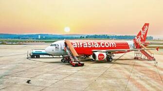 HD Wallpaper Of Airasia S Airplane Paperpull