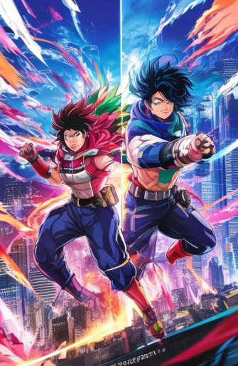 My Hero Academia Two Heroes Wallpaper