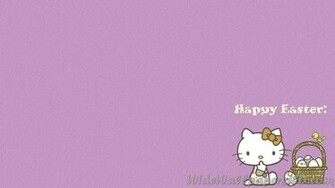 Hello Kitty Easter Wallpaper