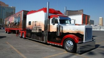 Peterbilt Semi Trucks Tractor Rigs Wallpaper