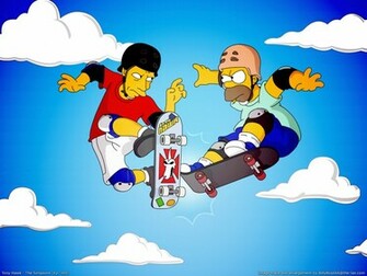 Simpsons Tony Hawk Wallpaper IwallHD HD