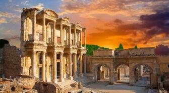 Ephesus Wallpaper Man Made Hq Pictures 4k