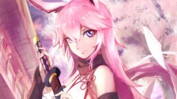 Anime Girl Pink Hair Honkai Impact 3rd Yae Sakura 4k Wallpaper