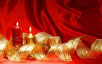 Christmas Candles HD Wallpaper Holiday