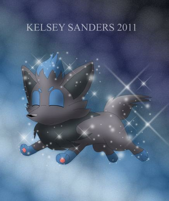 Shiny Zorua Running By Kelseyedward