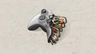 Xbox Controller Cut Away Wallpaper