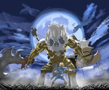 Link Vs Lynel By Superstarmario17