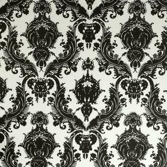 Tempaper Damsel Wallpaper Black And White By Couture Deco