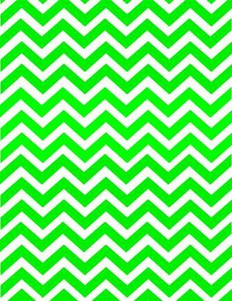 St P Lighter Green Chevron Paper